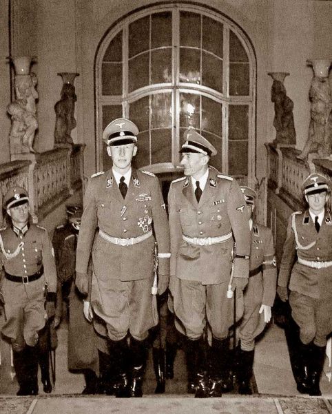 Heydrich at Prague Castle