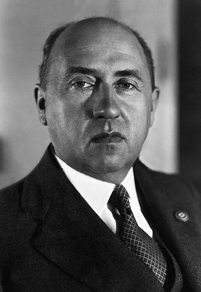 The dour Walther Funk, who replaced Schacht. Schacht described him as