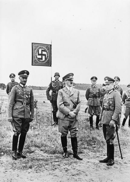General Walter von Brauchitsch (right) became the new army commander-in-chief following the removal of Fritsch.
