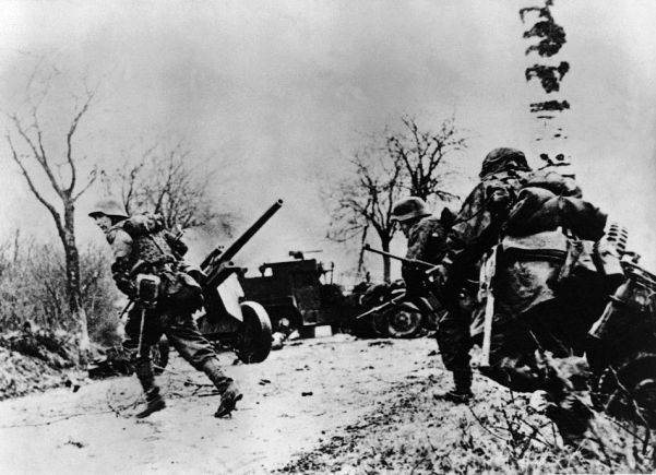 Aided by secrecy and poor weather, the initial assaults of the German Ardennes offensive met with success