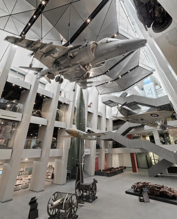 The new atrium of the Imperial War Museum
